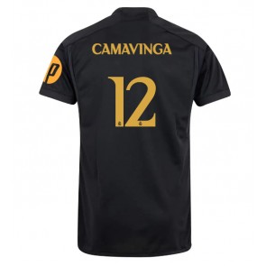 Real Madrid Eduardo Camavinga #12 Tredje trøje 2023-24 Kort ærmer